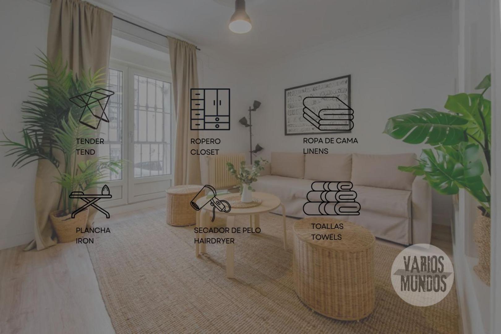 Nuevo Apt De 9Pax En La Cava Alta Centro De Madrid E1 Zewnętrze zdjęcie